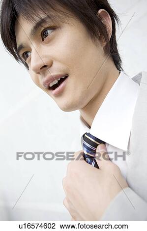 Stock Image - Portrait of office worker. Fotosearch