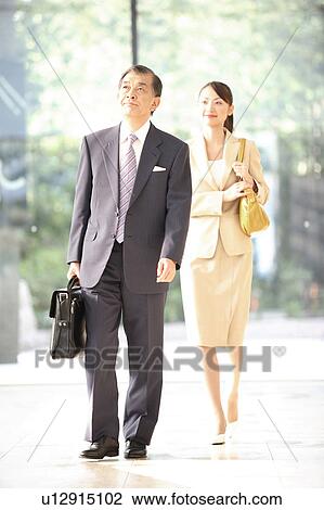 Stock Image - Chief executive officer and secretary. Fotosearch