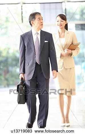 Stock Image - Chief executive officer and secretary. Fotosearch