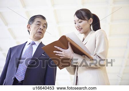 Stock Image - Chief executive officer and secretary. Fotosearch