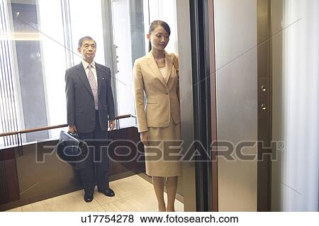 Stock Photo - Chief executive officer and secretary. Fotosearch