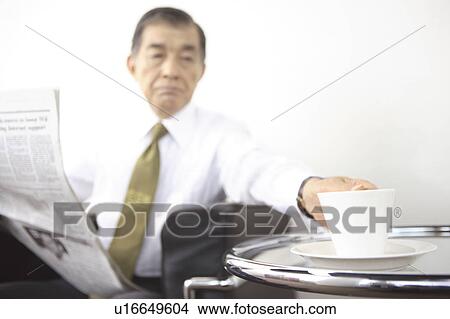 Picture - Japanese chief executive officer. Fotosearch