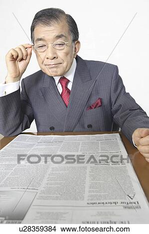 Picture - Japanese chief executive officer. Fotosearch