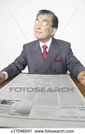 Stock Image - Japanese chief executive officer. Fotosearch
