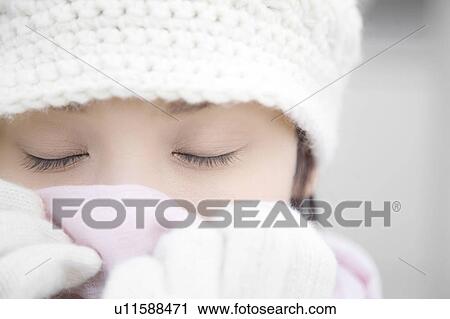 Stock Image - Portrait of Japanese woman. Fotosearch