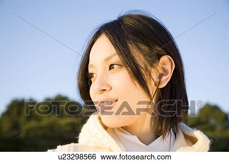 Portrait of Japanese woman View Large Photo Image Stock Photograph - Portrait of Japanese woman. Fotosearch