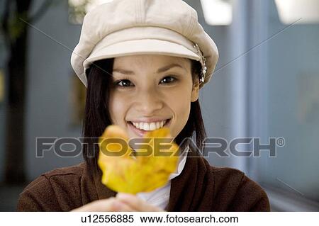 Stock Photography - Portrait of Japanese woman. Fotosearch