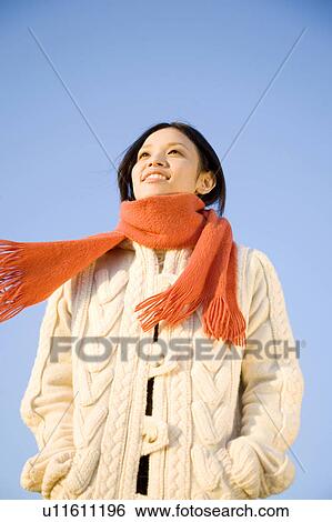 Stock Photograph - Portrait of woman. Fotosearch