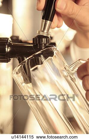 Stock Photography - Beer server. Fotosearch