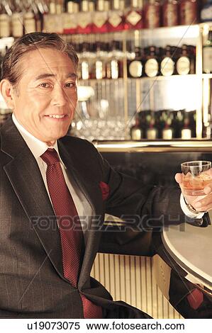 Stock Photography - Portrait of Japanese executive. Fotosearch