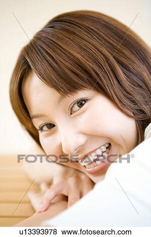Portrait of Japanese woman View Large Photo Image Stock Photo - Portrait of Japanese woman. Fotosearch