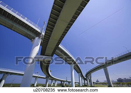 Highway Intersection View Large Photo Image Stock Photography - Highway Intersection. Fotosearch