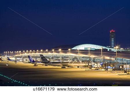 Stock Photo - Kansai International Airport. Fotosearch