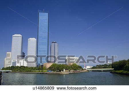 Stock Photo - Osaka Business Park. Fotosearch