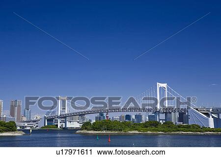 Stock Image - Suspension Bridge. Fotosearch