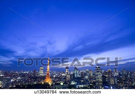 Picture - Tokyo tower. Fotosearch