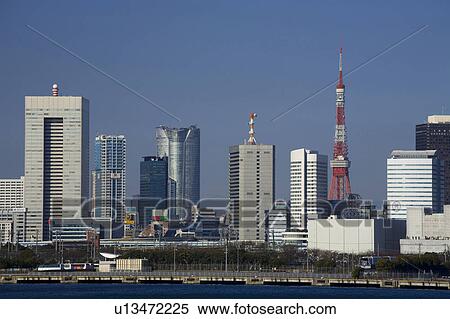 Tokyo Tower View Large Photo Image Stock Photography - Tokyo Tower. Fotosearch
