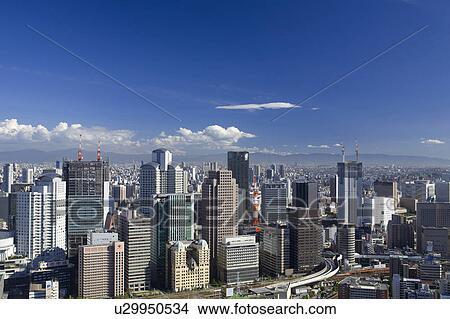 Umeda Buildings View Large Photo Image Picture - Umeda Buildings. Fotosearch