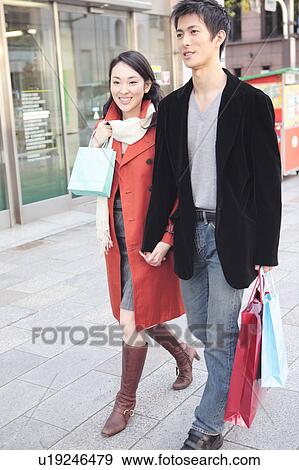 Stock Photo - Japanese young couple. Fotosearch