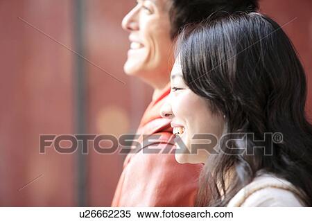 Stock Photography - Japanese young couple. Fotosearch
