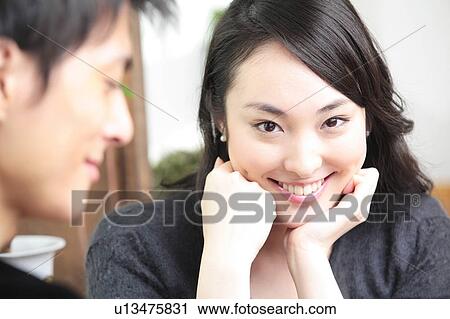 Smiling Japanese woman View Large Photo Image Stock Image - Smiling Japanese woman. Fotosearch