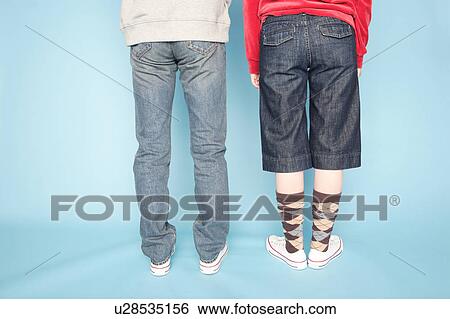 Stock Photograph - Foot of lovers. Fotosearch