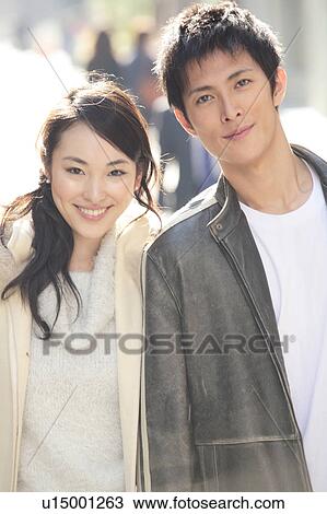 Portrait of Japanese couple View Large Photo Image Stock Image - Portrait of Japanese couple. Fotosearch