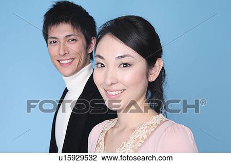 Portrait of Japanese couple View Large Photo Image Stock Image - Portrait of Japanese couple. Fotosearch