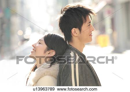 Stock Photo - Portrait of Japanese couple. Fotosearch