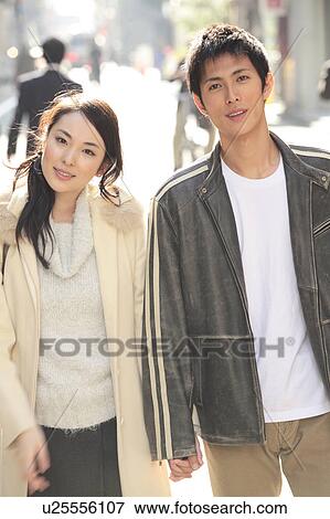 Stock Photo - Portrait of Japanese couple. Fotosearch