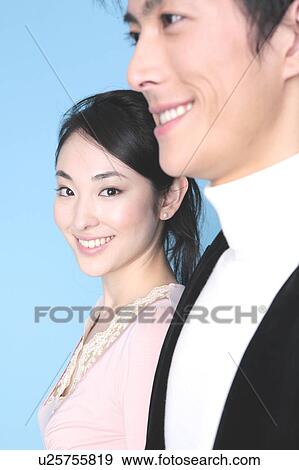Stock Photo - Portrait of Japanese couple. Fotosearch