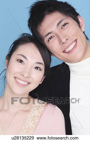 Portrait of Japanese couple View Large Photo Image Stock Photo - Portrait of Japanese couple. Fotosearch
