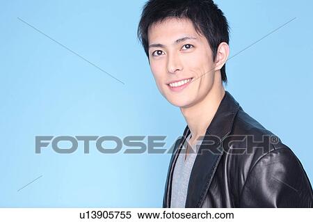 Stock Photography - Portrait of Japanese young man. Fotosearch