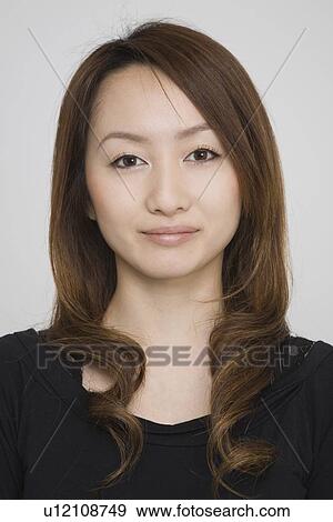 Portrait of a mid adult woman View Large Photo Image Stock Photo - Portrait of a mid adult woman. Fotosearch