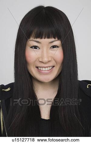 Portrait of a mid adult woman View Large Photo Image Stock Photo - Portrait of a mid adult woman. Fotosearch