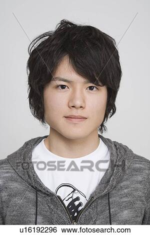 Stock Photograph - Portrait of a young man. Fotosearch