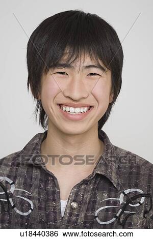 Stock Photograph - Portrait of a young man. Fotosearch