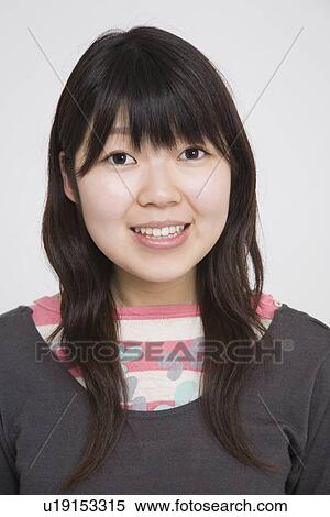 Stock Photography - Portrait of a young woman. Fotosearch