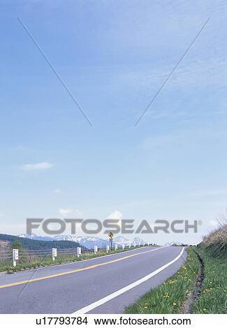 Road and sky View Large Photo Image Picture - Road and sky. Fotosearch