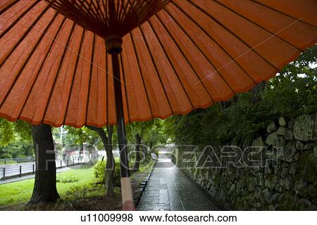 Coarse oilpaper umbrella in Shiga View Large Photo Image Stock Photo - Coarse oilpaper umbrella in Shiga. Fotosearch
