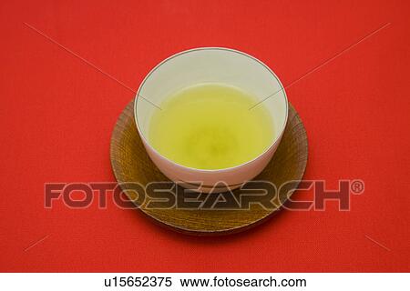 Sencha tea in tea bowl View Large Photo Image Stock Photography - Sencha tea in tea bowl. Fotosearch