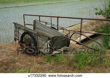 Two wheeled cart View Large Photo Image Stock Image - Two wheeled cart. Fotosearch