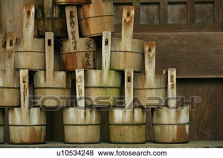 Stock Photo - Wooden tub. Fotosearch