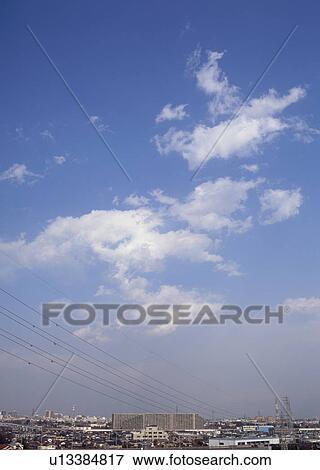 Stock Photo - Altocumulus clouds. Fotosearch