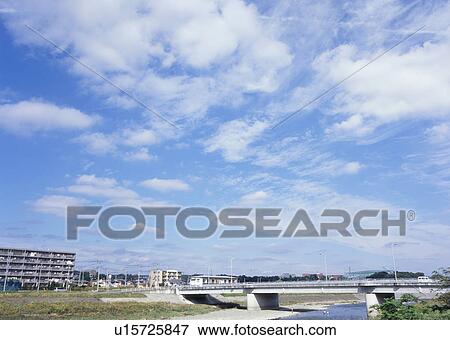 Stock Photo - Humilis and cirrocumulus clouds. Fotosearch