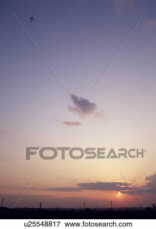 Humilis and cirrostratus clouds in dusk View Large Photo Image Stock Photo - Humilis and cirrostratus clouds in dusk. Fotosearch