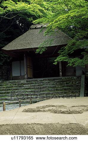 Buddhist temple View Large Photo Image Stock Photography - Buddhist temple. Fotosearch