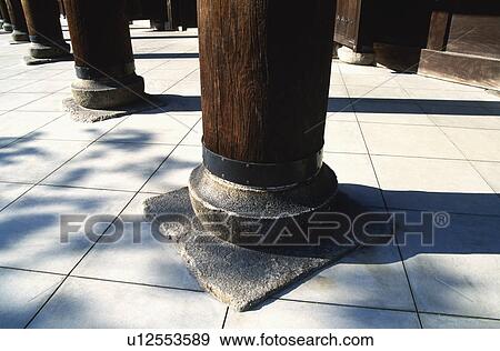 Shadow of temple's column View Large Photo Image Stock Photo - Shadow of temple's column. Fotosearch