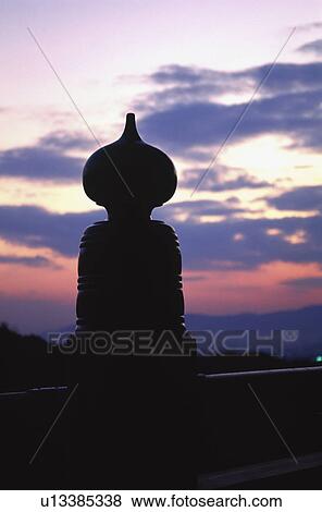 Silhouette of parapet in sunset View Large Photo Image Stock Photo - Silhouette of parapet in sunset. Fotosearch