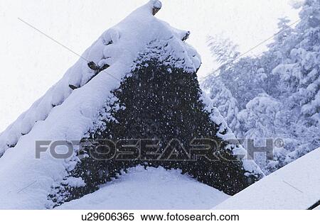 Snow on the roof View Large Photo Image Stock Photography - Snow on the roof. Fotosearch